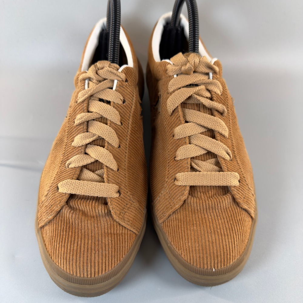 Converse Chuck Taylor One Star Corduroy Womens 8 Sneaker Brown Gum Lace Low Shoe - Picture 3 of 16